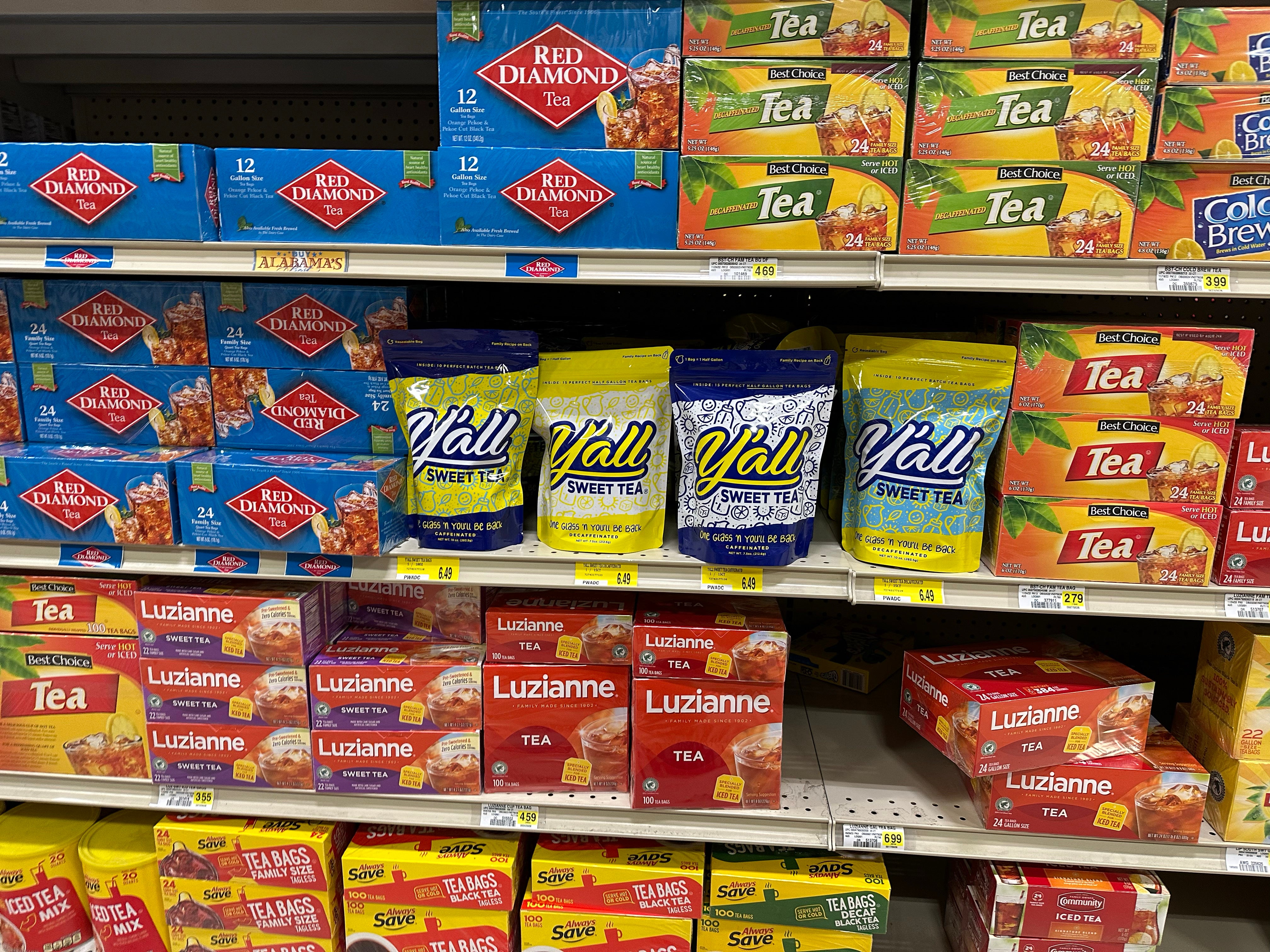 Iced Tea Brands Y'all Sweet Tea