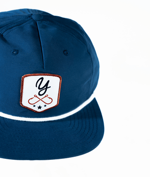 Y'all Rope Hat - Fish Hooks Patch